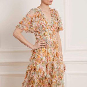 Needle and Thread Sunset Garden V-Neck Ballerina Dress